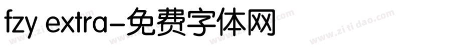 fzy extra字体转换